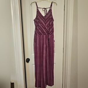 Maurices Burgundy Striped Jumper